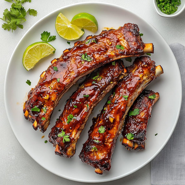 easyChef Pro Honey-Glazed BBQ Pork Ribs