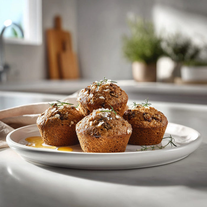 easyChef Pro Honey-Infused Bran Muffins with Apple and Banana