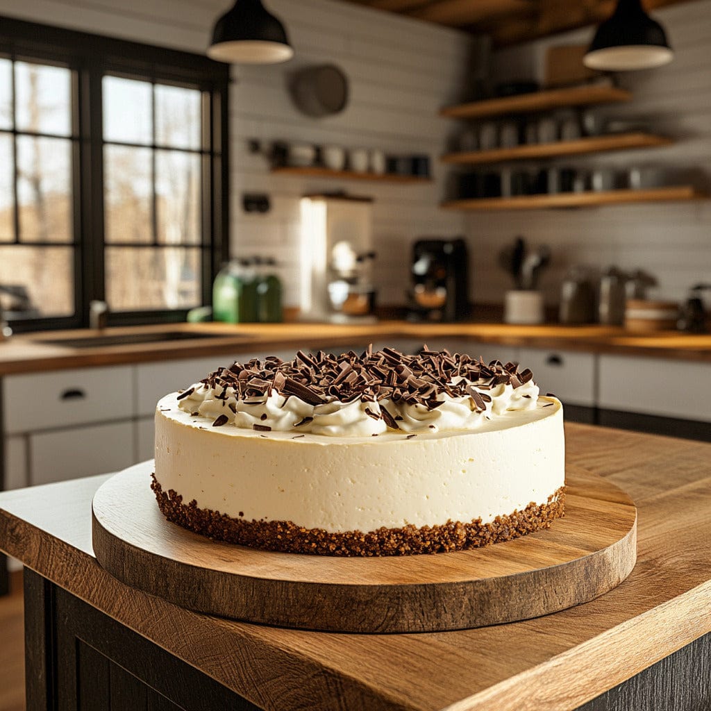 easyChef Pro Irish Cream Cheesecake