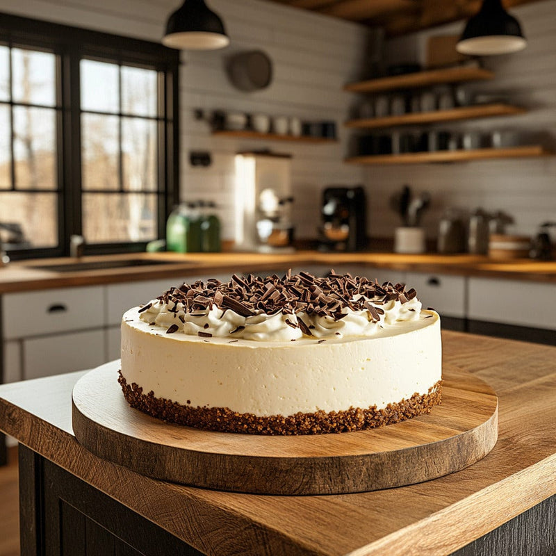 easyChef Pro Irish Cream Cheesecake