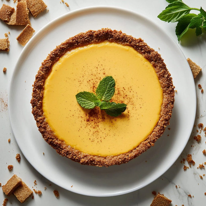 easyChef Pro Kabocha Squash and Silken Tofu Pie with Graham Cracker Crust