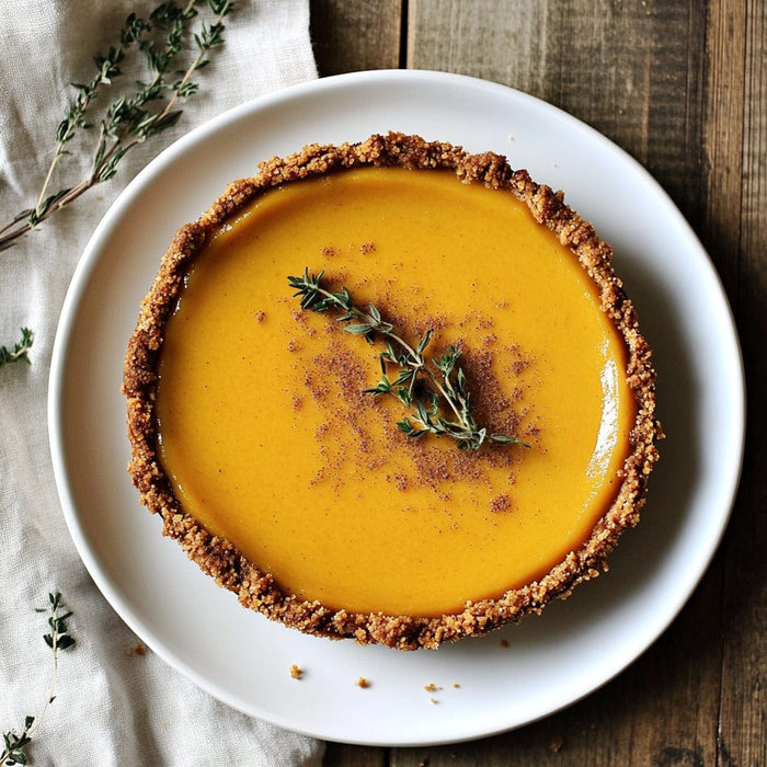 easyChef Pro Kabocha Squash Fusion Pie with Silken Tofu Topping