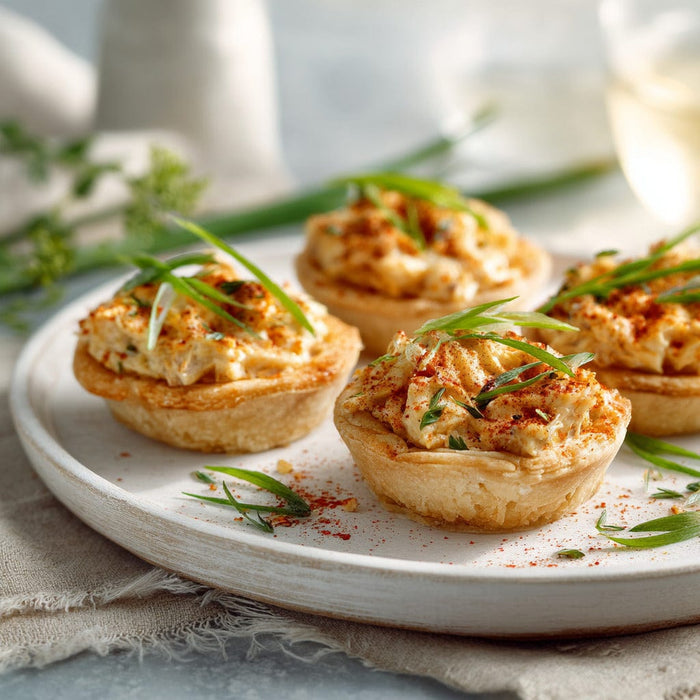 easyChef Pro King Crab Cheese Tartlets