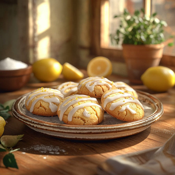 easyChef Pro Lemon Cake Cookies with Sweet Icing