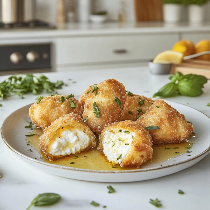 easyChef Pro Lemon-Drizzled Ricotta-Filled Fried Katayef