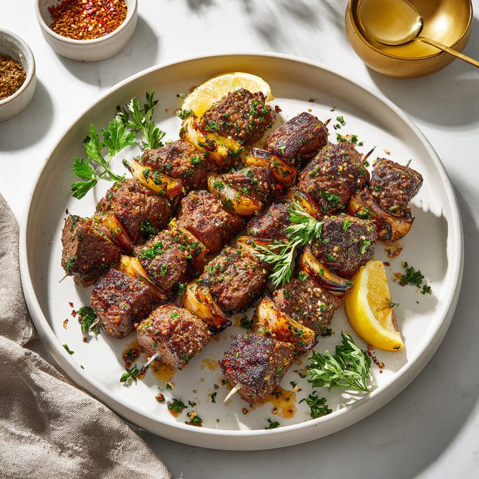 easyChef Pro Lemon Garlic Infusion Marinade for Beef and Lamb Kabobs