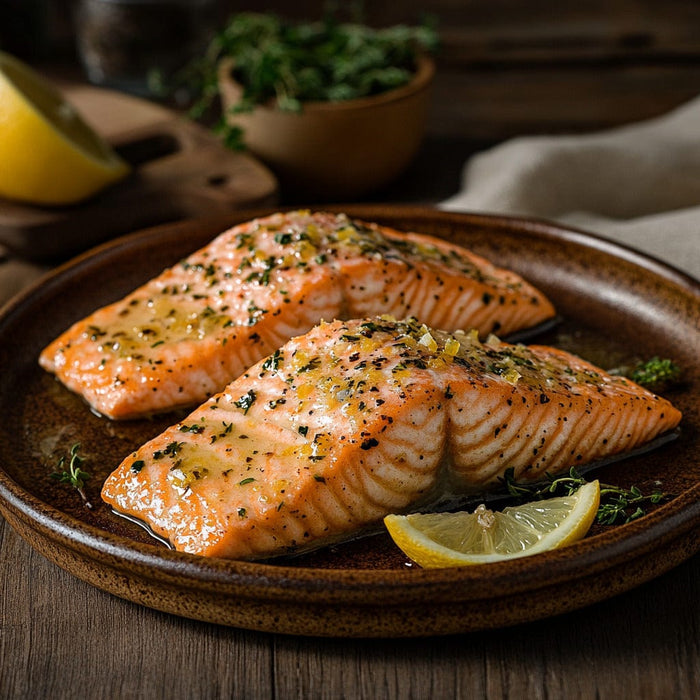 easyChef Pro Lemon Garlic Salmon