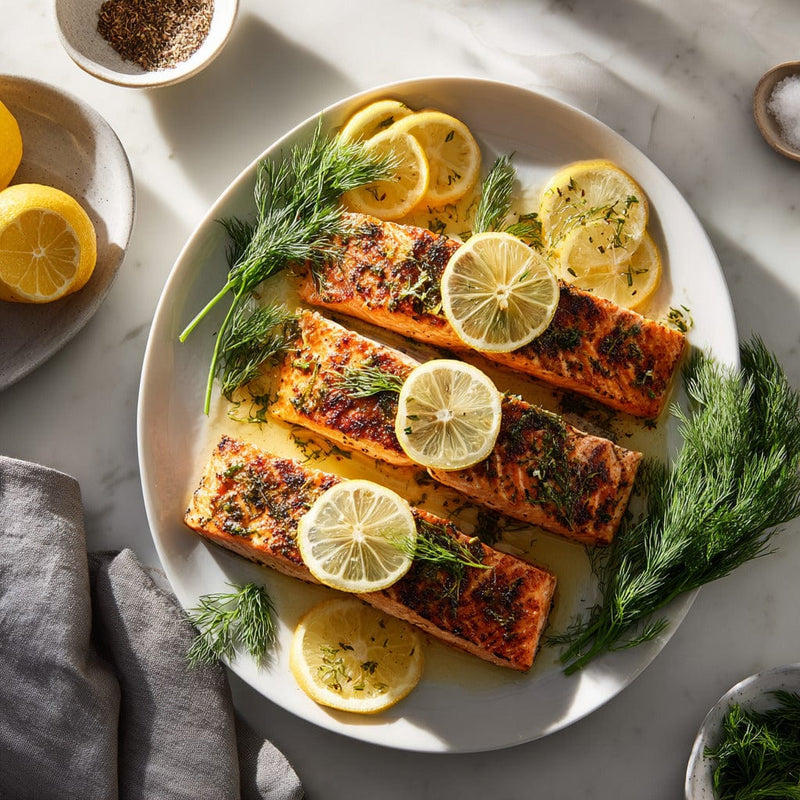 easyChef Pro Lemon-Herb Grilled Salmon