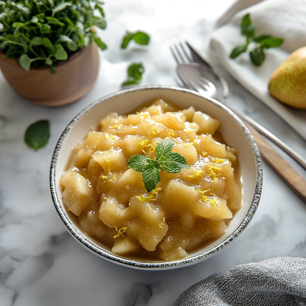 easyChef Pro Lemon-Infused Chunky Pear Butter