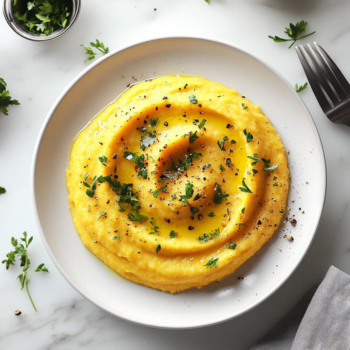 easyChef Pro Lemon-Infused Lentil Puree with Fresh Parsley