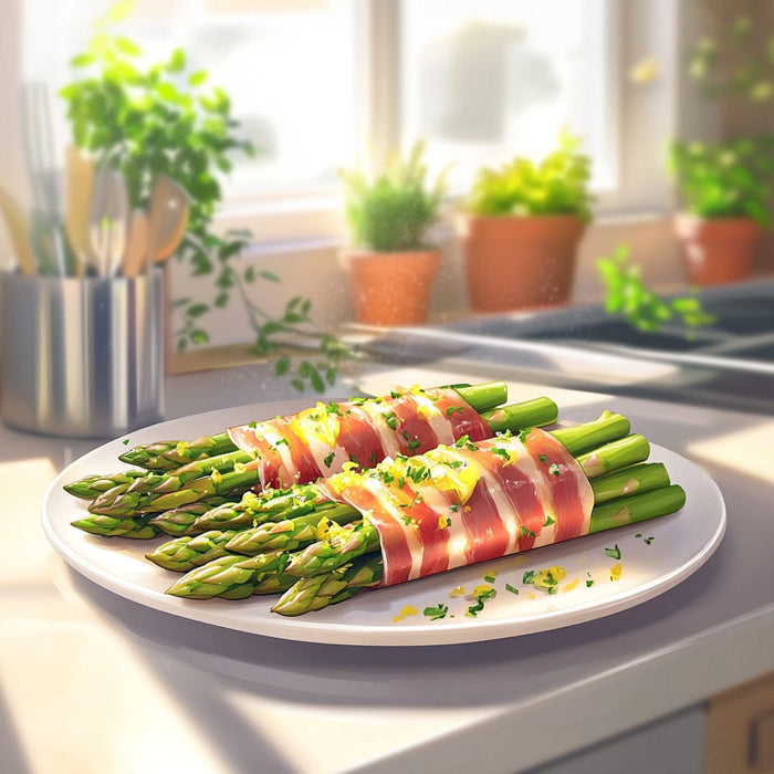 easyChef Pro Lemon-Infused Prosciutto-Wrapped Asparagus