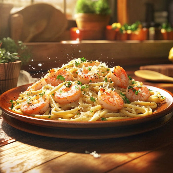 easyChef Pro Lemon Pepper Shrimp Linguine