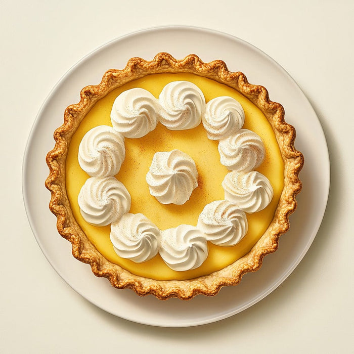 easyChef Pro Lemon Vanilla Spaghetti Squash Pie with Nutmeg and Cinnamon