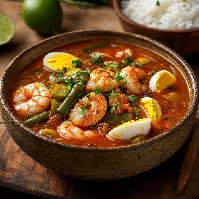 easyChef Pro Louisiana Shrimp and Eggs Gumbo