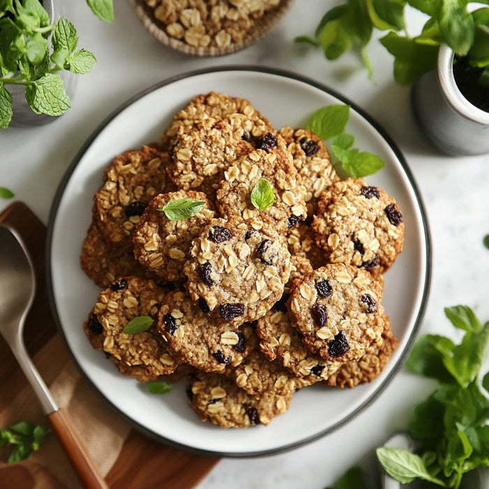 easyChef Pro Low Sugar Spiced Oatmeal Raisin Cookies
