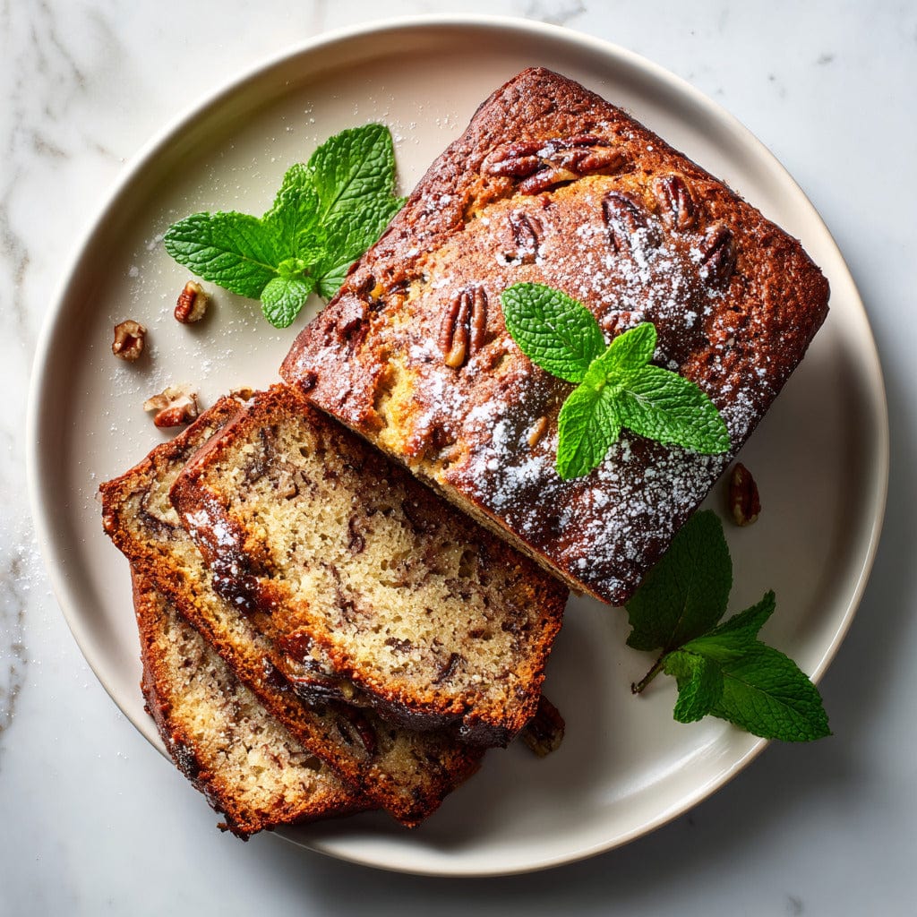 easyChef Pro Luscious Banana Bread with Crunchy Pecans