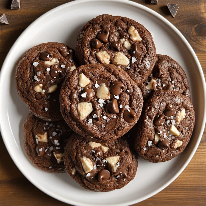 easyChef Pro Luxurious Double Chocolate Chip Cookies with a Buttery Twist