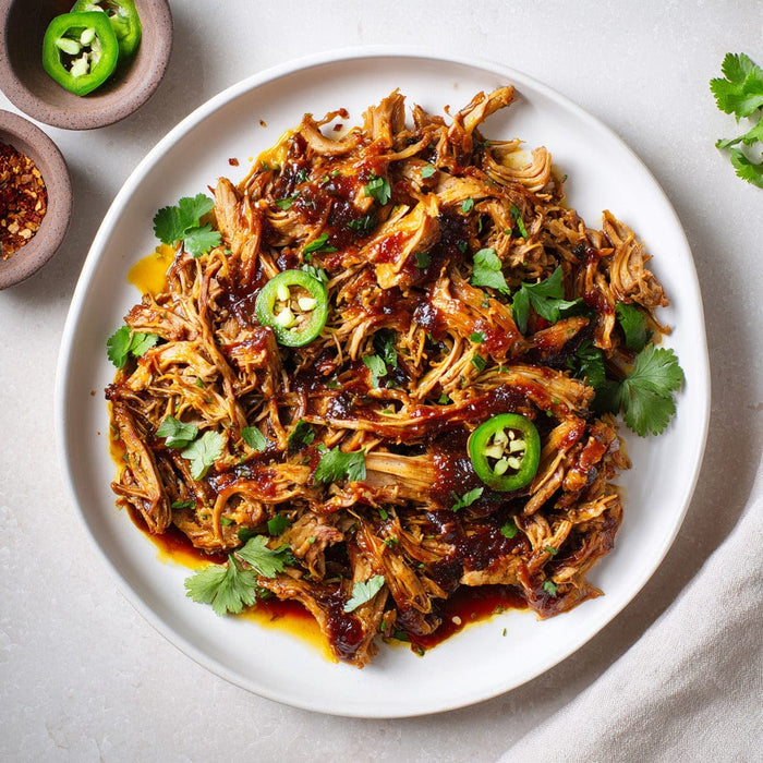 easyChef Pro Mango Bourbon Chipotle Pulled Pork