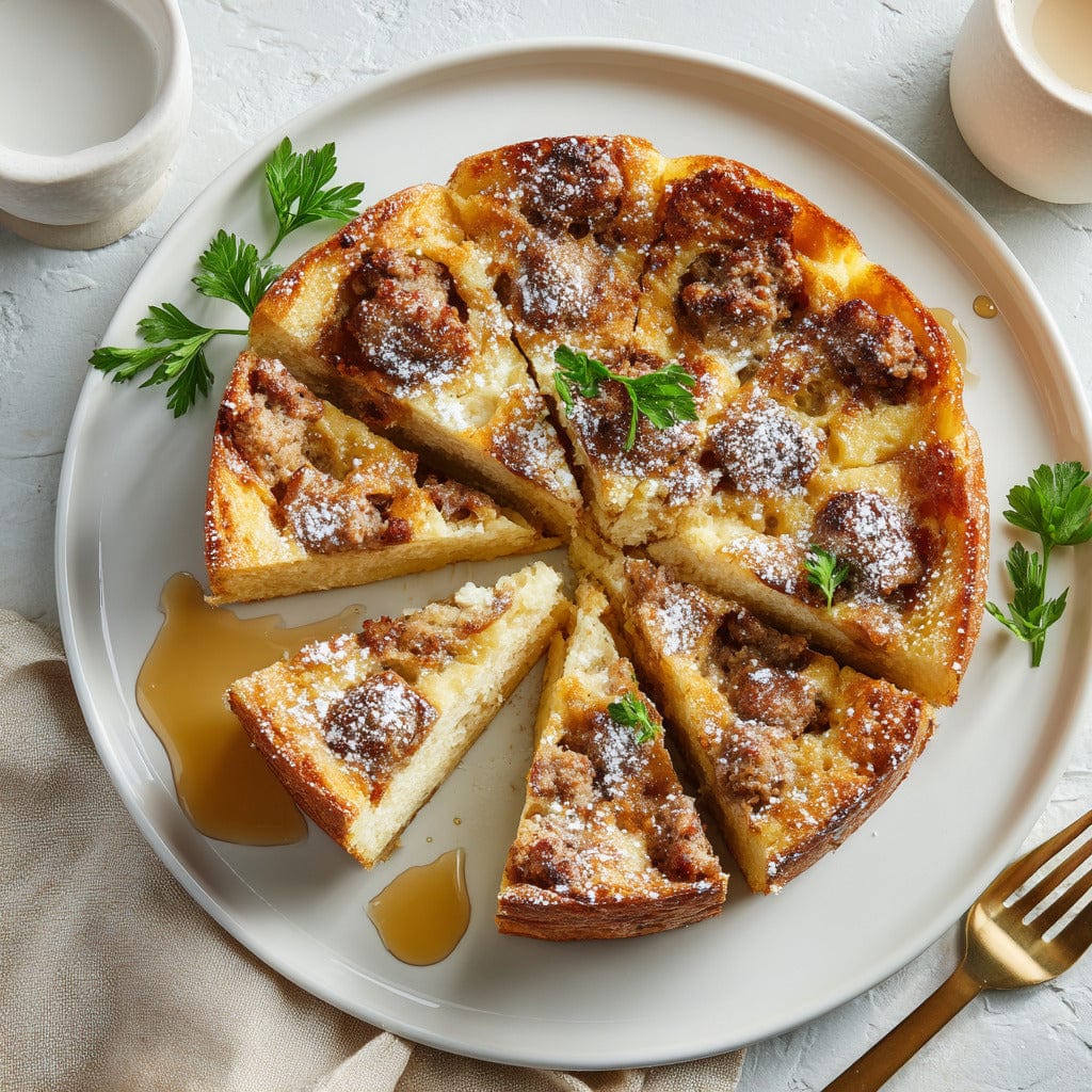 easyChef Pro Maple Sausage Pancake Casserole