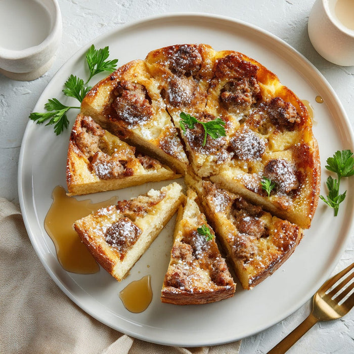 easyChef Pro Maple Sausage Pancake Casserole