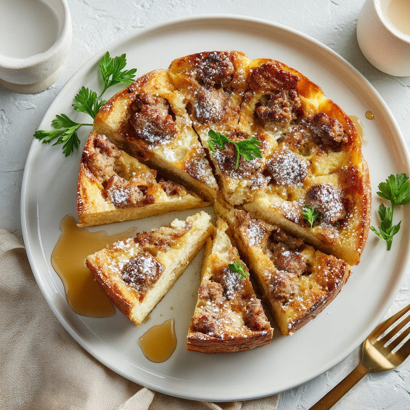 easyChef Pro Maple Sausage Pancake Casserole