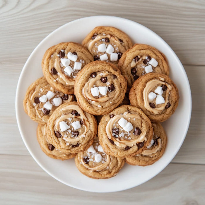easyChef Pro Marshmallow Swirl Peanut Butter Chocolate Chip Cookies