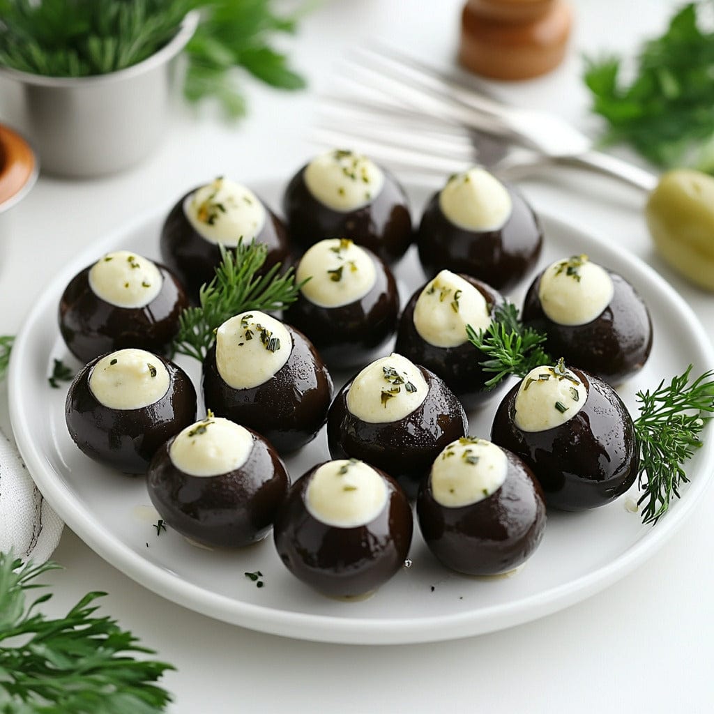 easyChef Pro Mediterranean Cream Cheese-Stuffed Olives