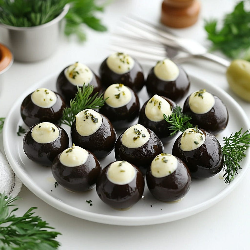 easyChef Pro Mediterranean Cream Cheese-Stuffed Olives