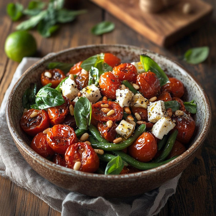 easyChef Pro Mediterranean Feta and Roasted Tomato Salad with Green Beans