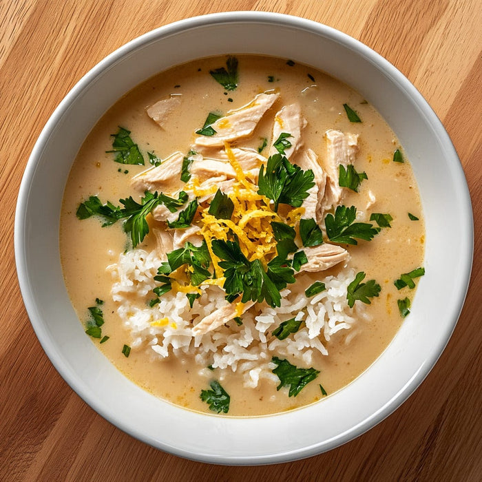 easyChef Pro Mediterranean Lemon Chicken Avgolemono Soup