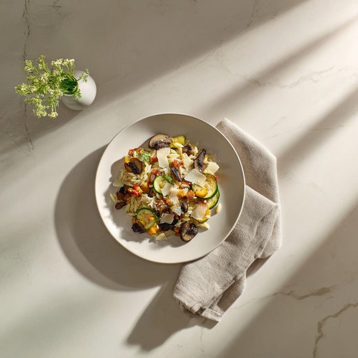 easyChef Pro Mediterranean Roasted Vegetable Orzo with Parmesan