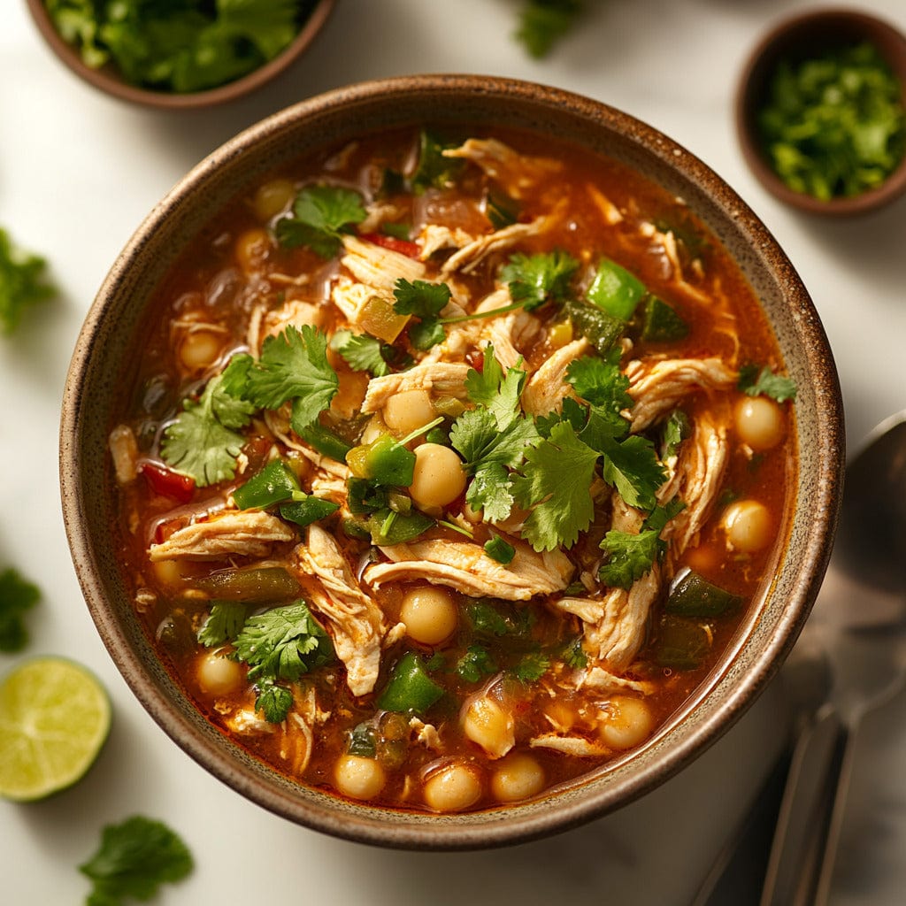 easyChef Pro Mexican Chicken Hominy Slow Cooker Stew