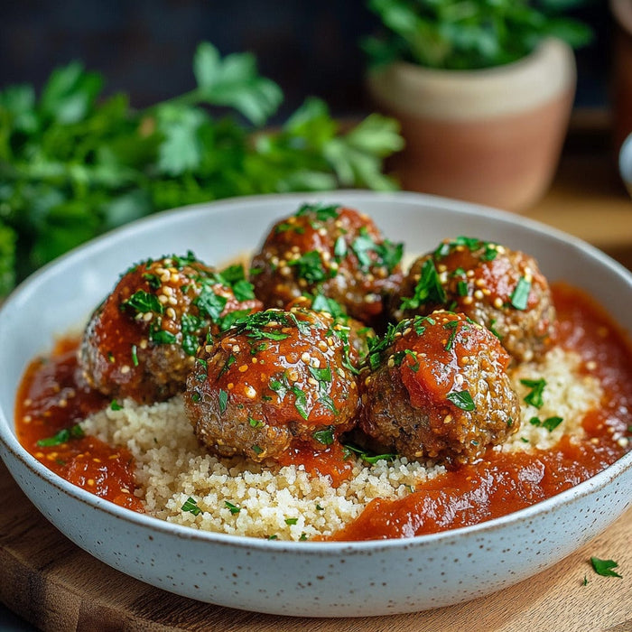 easyChef Pro Middle Eastern Cumin Meatballs