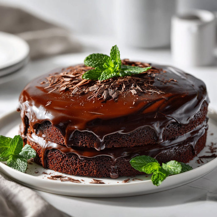 easyChef Pro Moist Chocolate Potato Cake with Rich Ganache