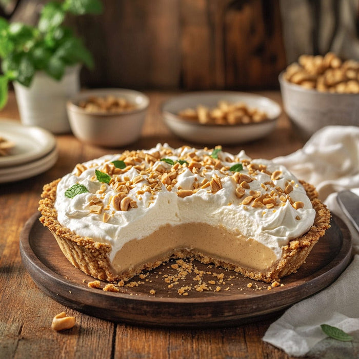 easyChef Pro No-Bake Peanut Butter Dream Pie