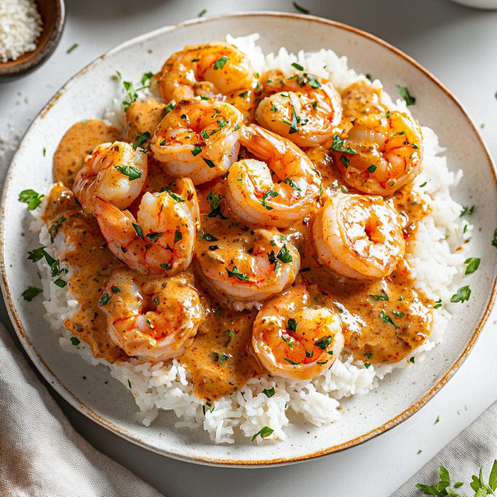 easyChef Pro Paprika-Infused Shrimp Newburg