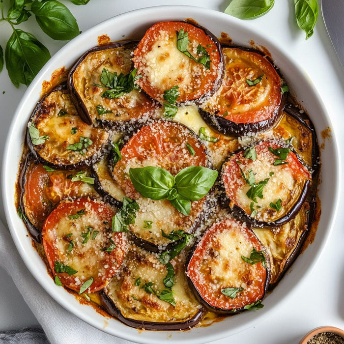 easyChef Pro Parmesan Eggplant Tomato Bake