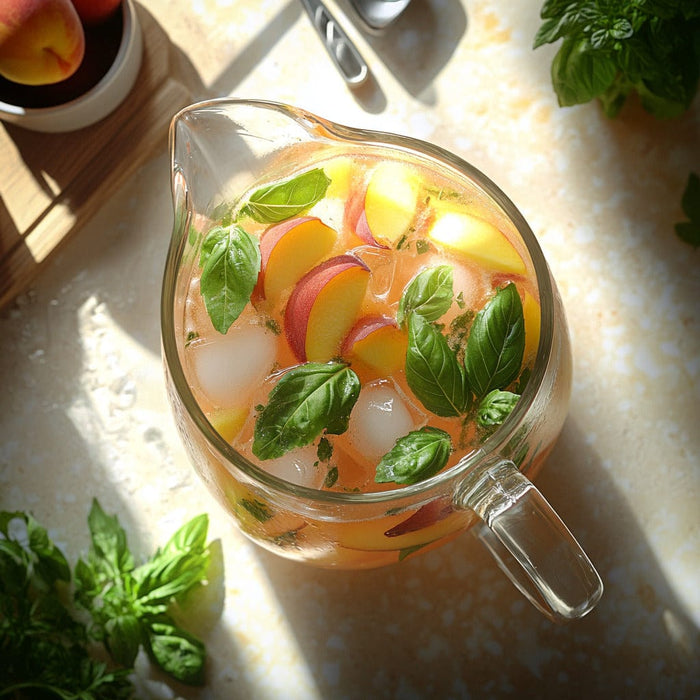 easyChef Pro Peach-Basil Citrus Sangria