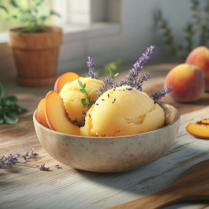 easyChef Pro Peach Lavender Sorbet