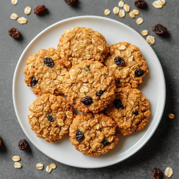 easyChef Pro Peanut Butter Banana Oatmeal Raisin Cookies