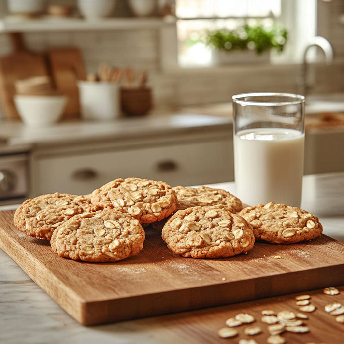 easyChef Pro Peanut Butter Bran Crunch Cookies