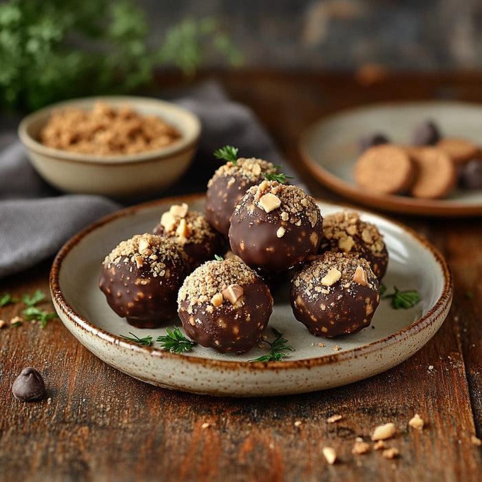 easyChef Pro Peanut Butter Chocolate Bliss Balls Recipe