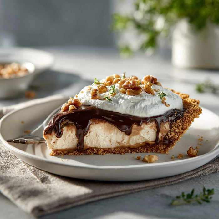 easyChef Pro Peanut Butter Fudge No-Bake Pie