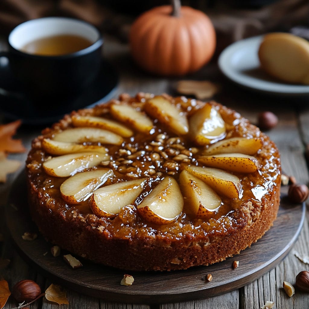 easyChef Pro Pear Ginger Graham Cake