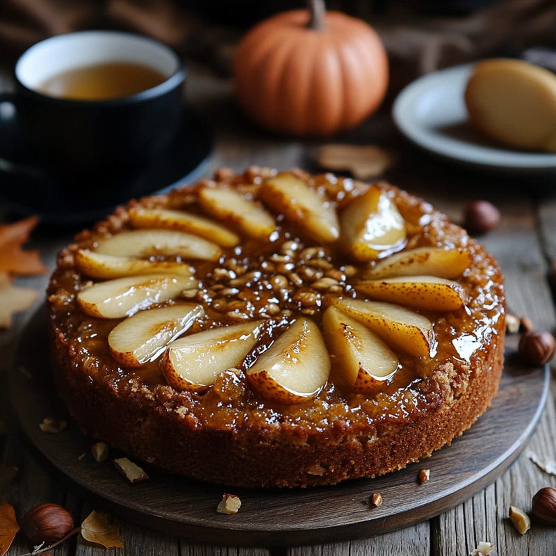 easyChef Pro Pear Ginger Graham Cake