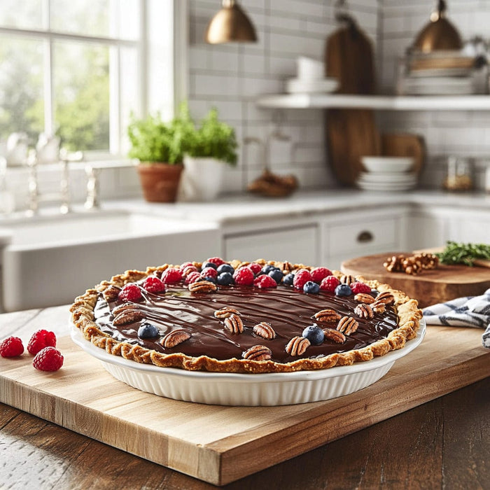 easyChef Pro Pecan Chocolate Truffle Pie