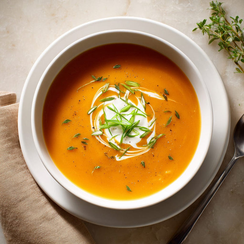 easyChef Pro Provencal Herb-Infused Carrot and Potato Soup