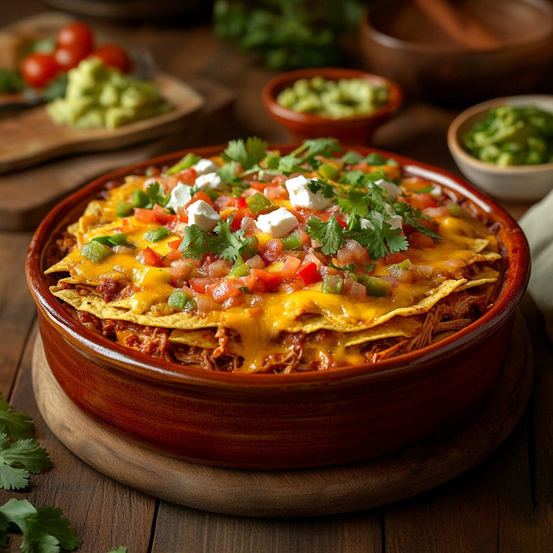 easyChef Pro Pulled Pork Tortilla Bake