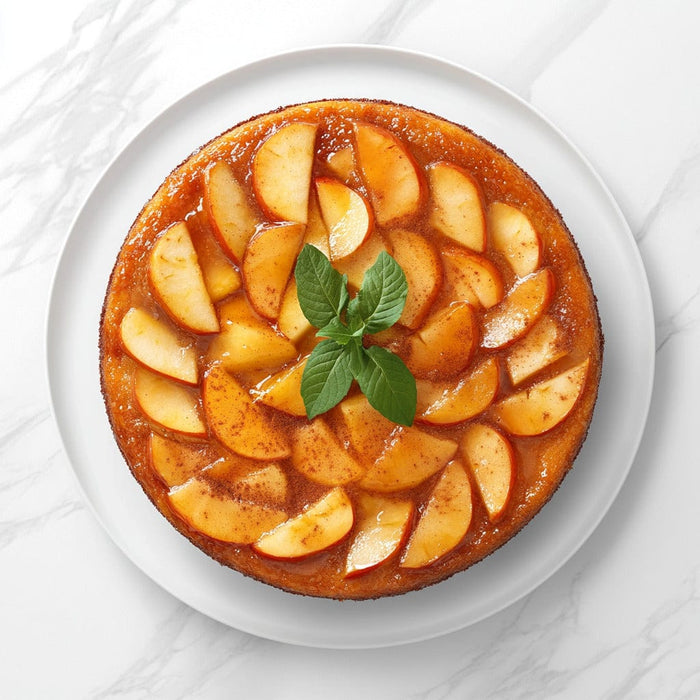 easyChef Pro Pumpkin Spice Cake with Caramelized Apple Topping