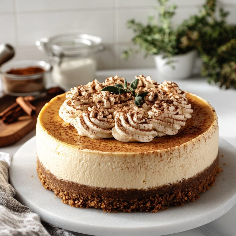 easyChef Pro Pumpkin Spice Cheesecake